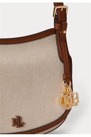 Marcy Crsbdy-Crossbody-Medium-Crs Dye Cvs/Ntrl Sm LAUREN RALPH LAUREN | Tracolla | 431P10512001